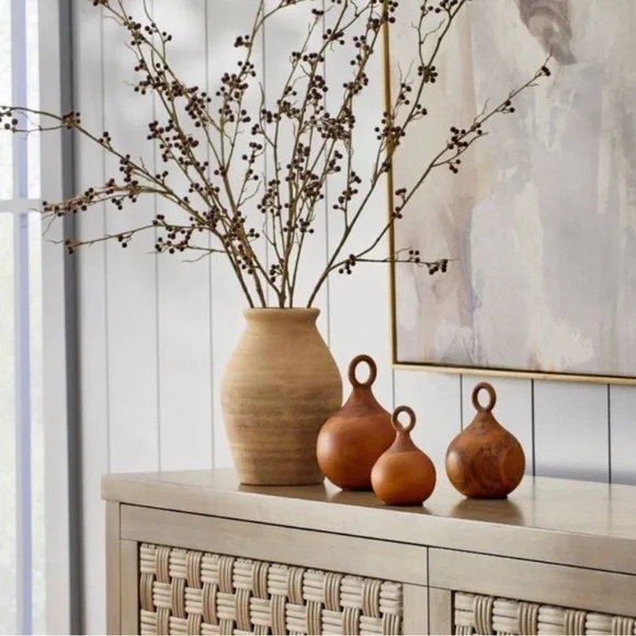 Threshold with Studio McGee Wooden Set of 3 Decor Pieces - Picture 2 of 4